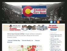 Tablet Screenshot of coloradocraftbrews.com